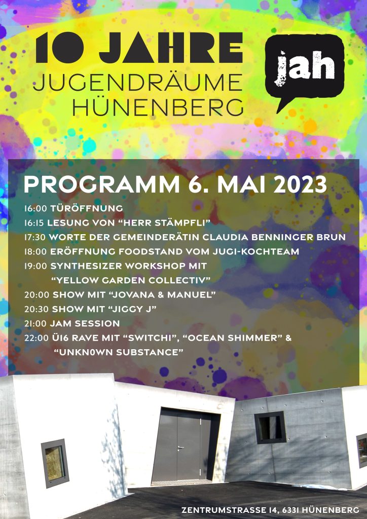 Mehr über den Artikel erfahren 10 JAHRE JUGENDRÄUME