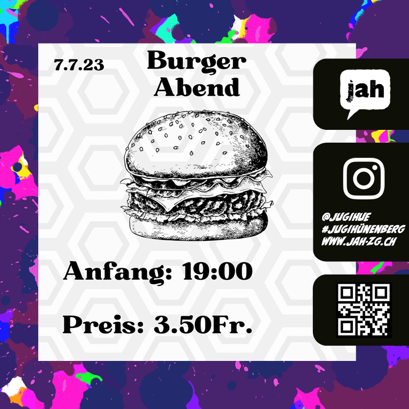 You are currently viewing Burger-Abend im Jugi
