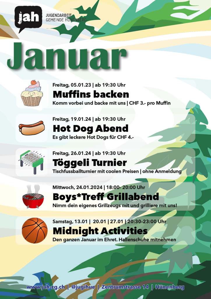 Mehr über den Artikel erfahren MONATSPLAKAT JANUAR