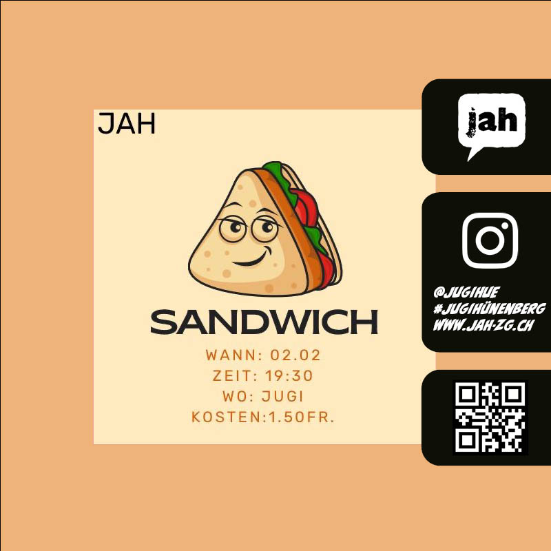 Mehr über den Artikel erfahren SANDWICH NIGHT