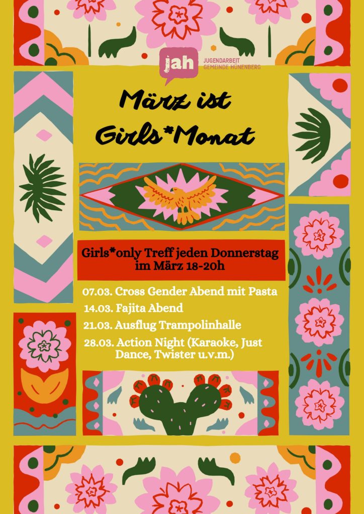 Mehr über den Artikel erfahren GIRLS* ONLY TREFF MÄRZ