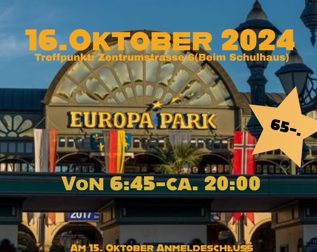 Mehr über den Artikel erfahren Europapark Anmeldung