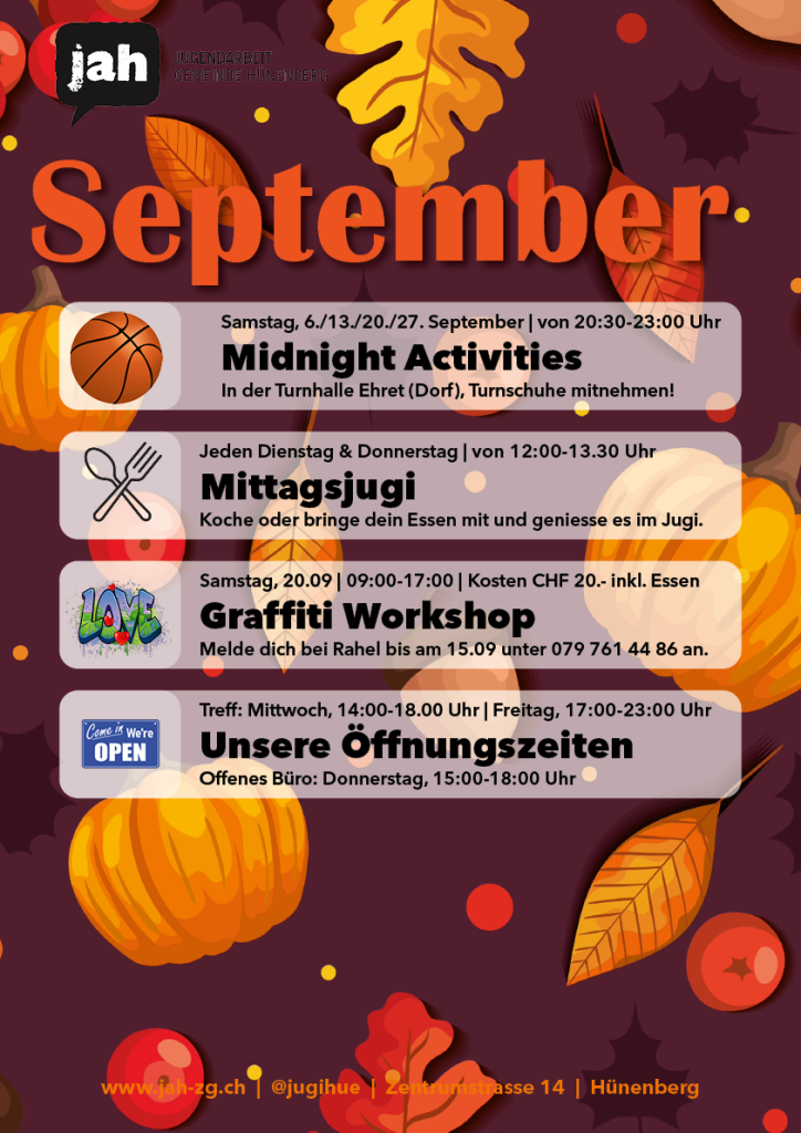 Mehr über den Artikel erfahren Monatsplakat September