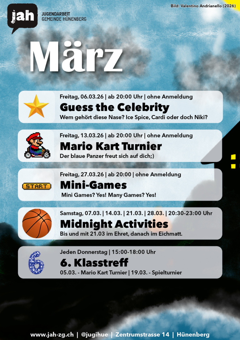 Mehr über den Artikel erfahren Monatsprogramm März