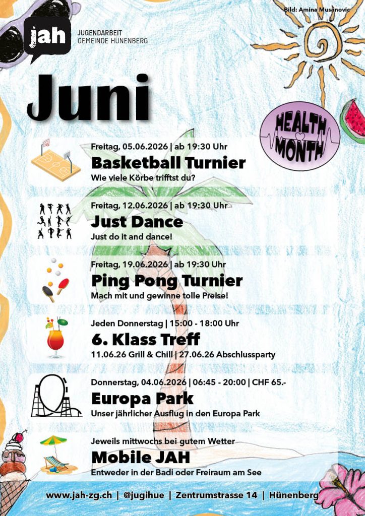 Mehr über den Artikel erfahren Monatsprogramm Juni