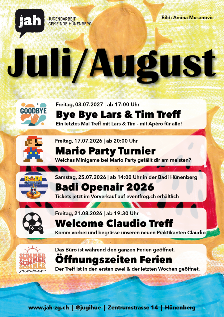 Mehr über den Artikel erfahren Monatsprogramm Juli / August