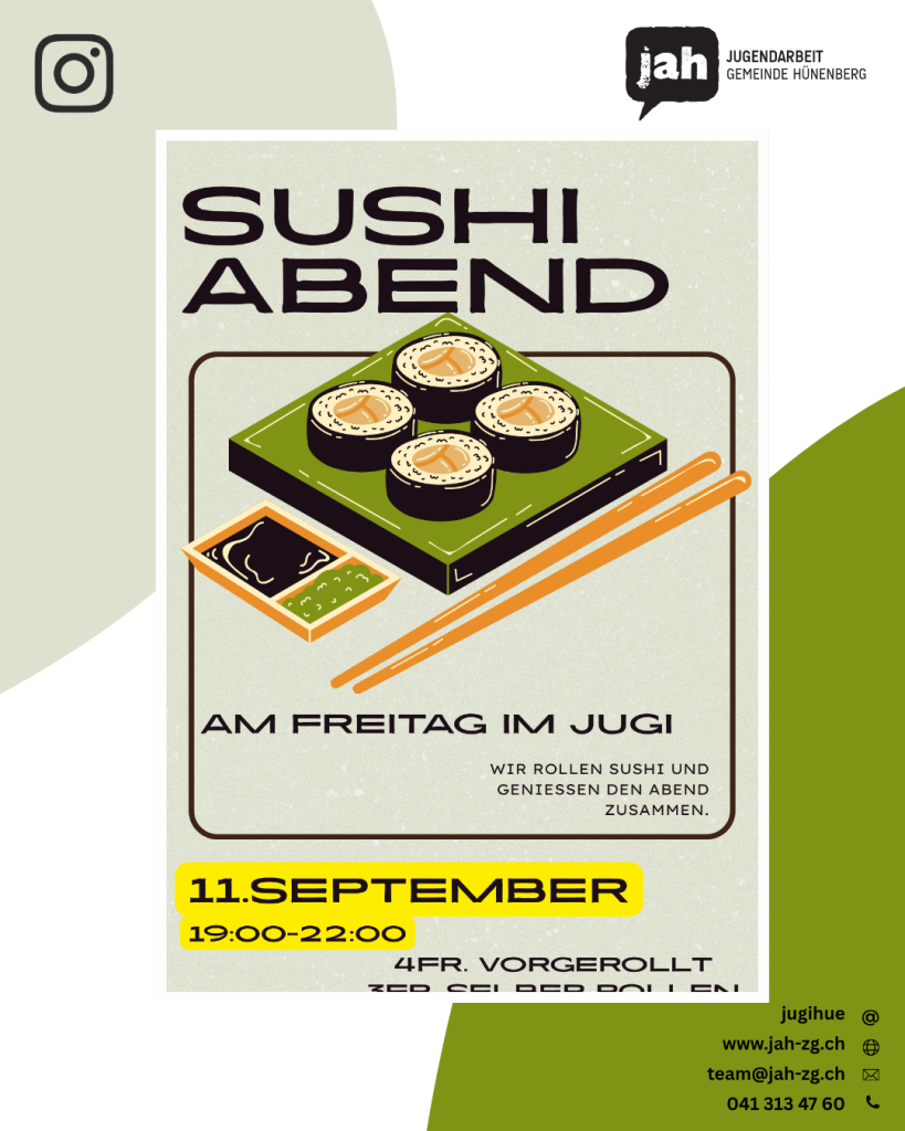 Mehr über den Artikel erfahren Sushi Abend